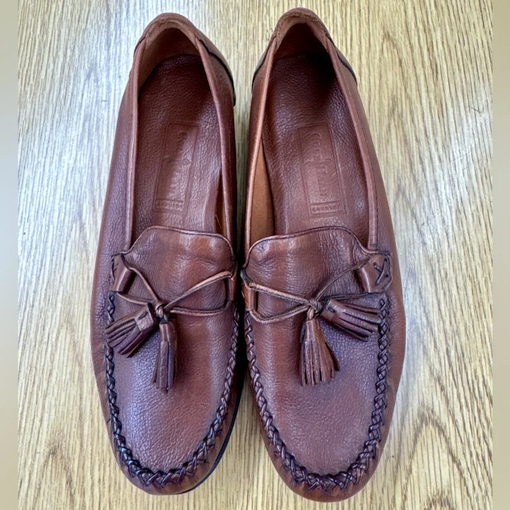 Cole Haan Women’s Genuine Leather Country Tassel Loafers Hand-sewn Moccasin 8B